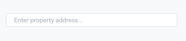 Step 1: Enter your address