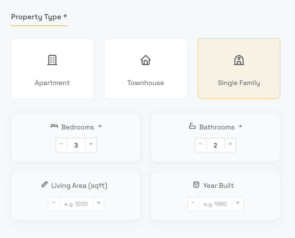 Step 2: Add unit details